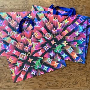 New Extra LARGE Louis Vuitton Shopping bags 23.25”
